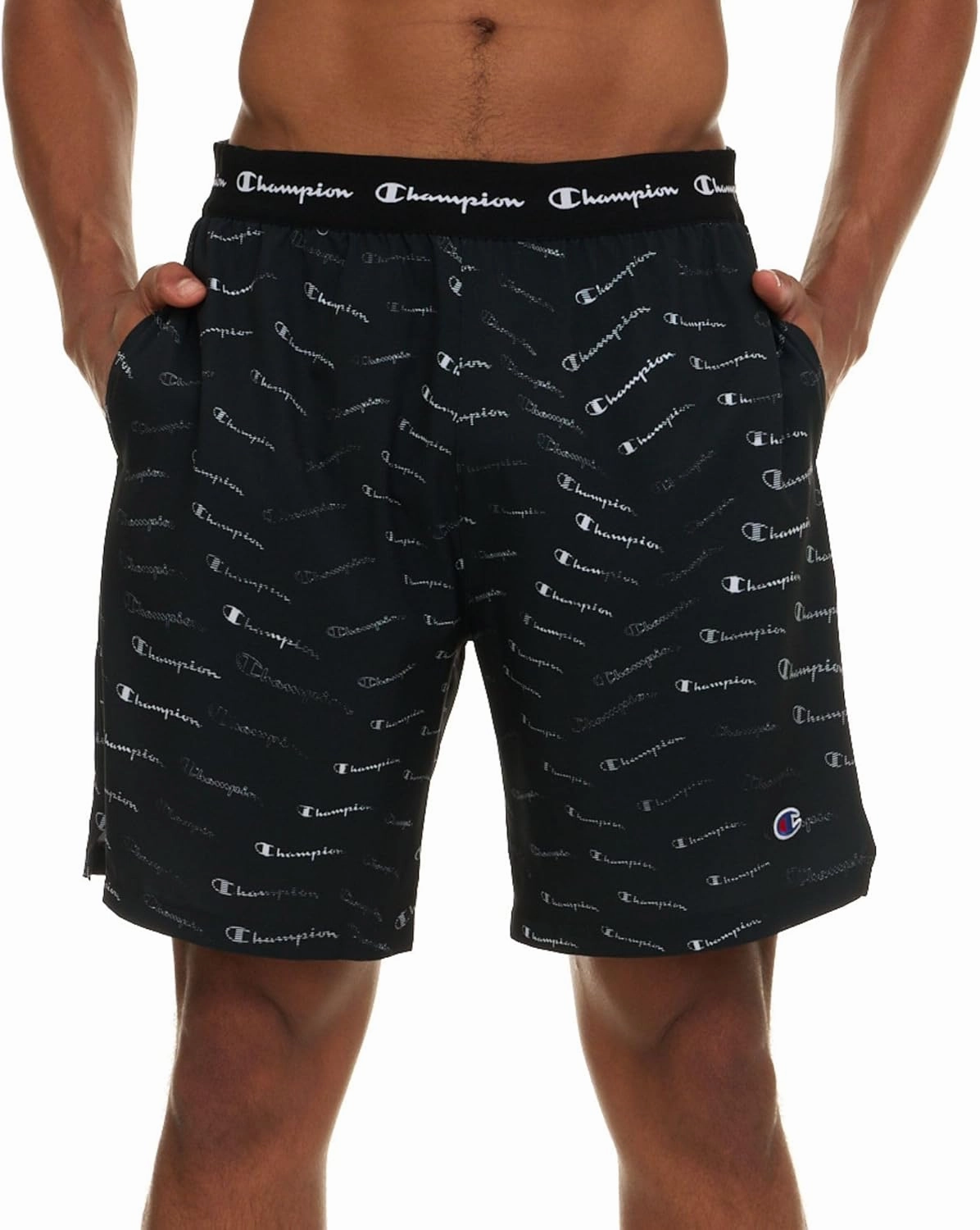 Champion Mens Swim Trunks with Mesh Liner, Quick Drying Mens Bathing Suit, Board Shorts for Swimming and Beach