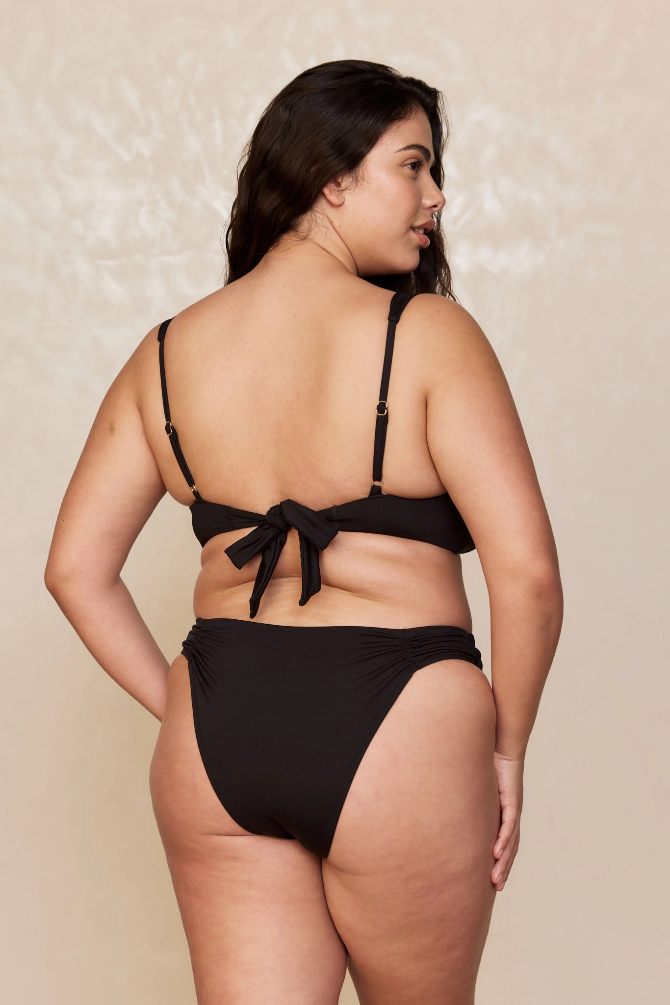 Clovelly High Leg Bottom - Black
