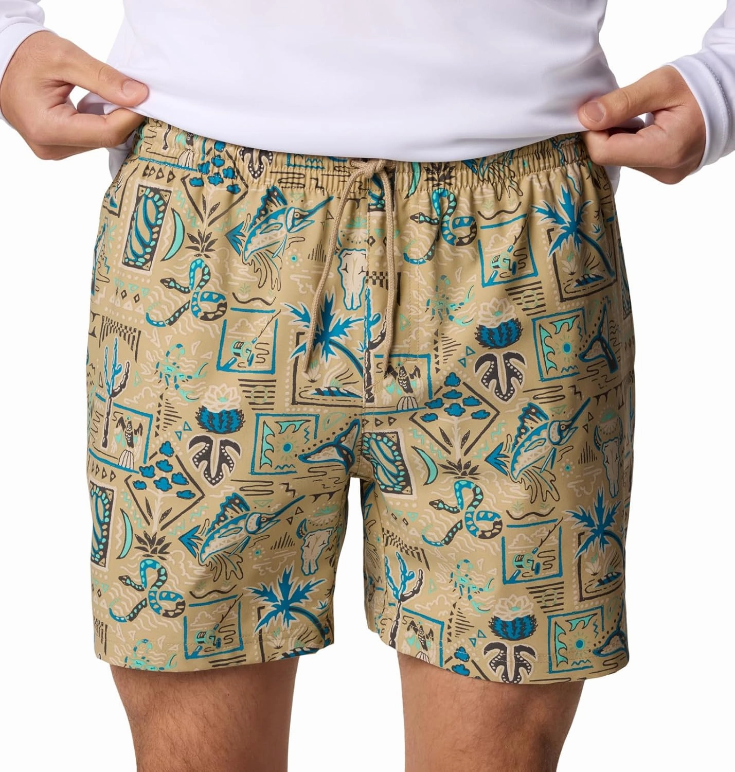 Columbia Men's PFG Rambler Printed Water Short