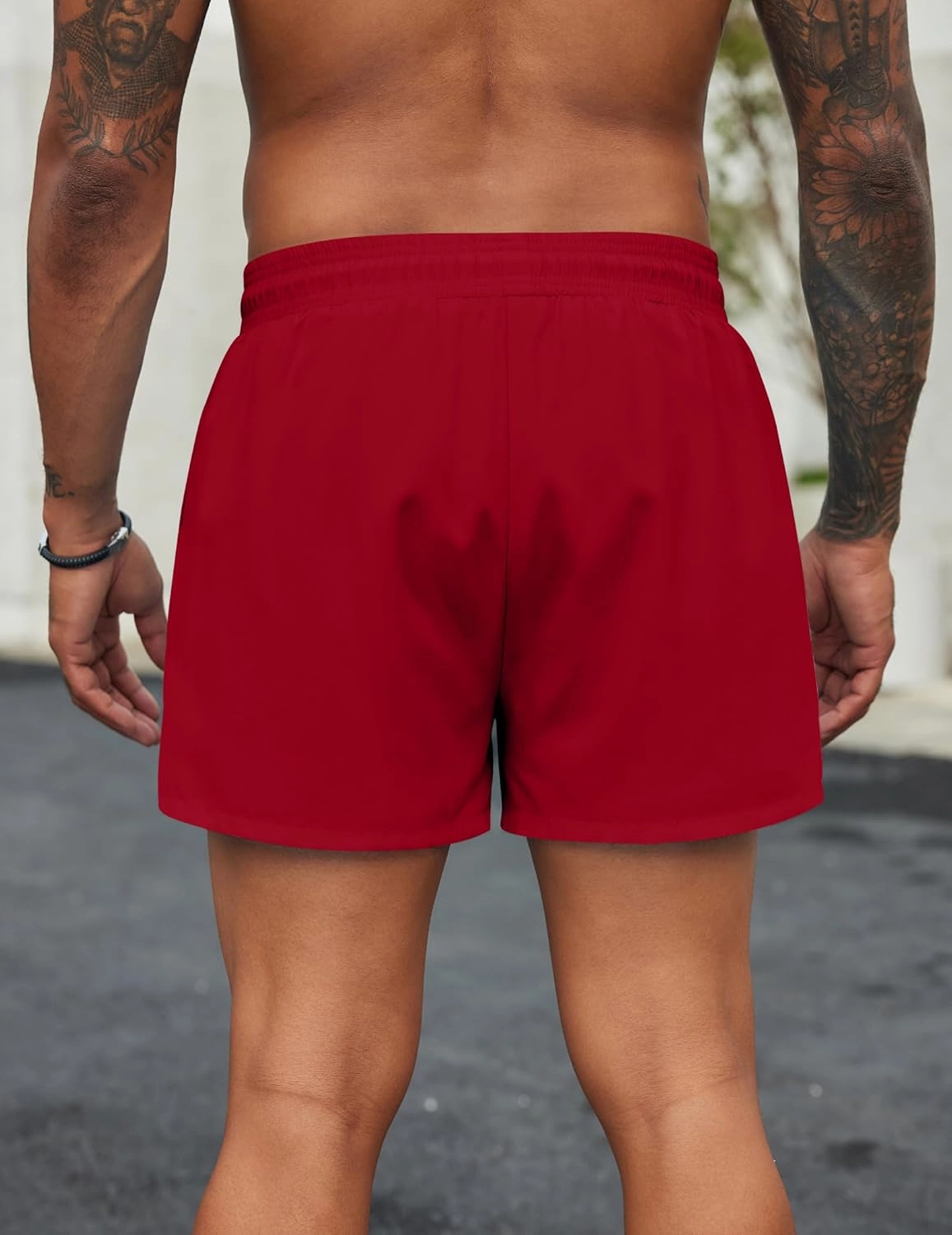 COOFANDY Men's Swim Trunks Bathing Suit with Compression Liner Pockets Quick Dry Swimsuit Beach Board Swim Short Swimwear