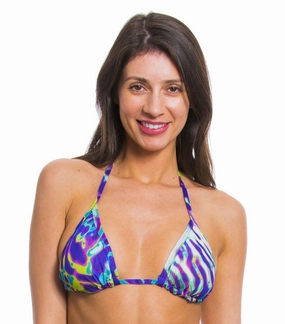 Coral Tan Through Bikini Top