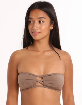Core Lennox Bandeau Bikini Top - Cubano