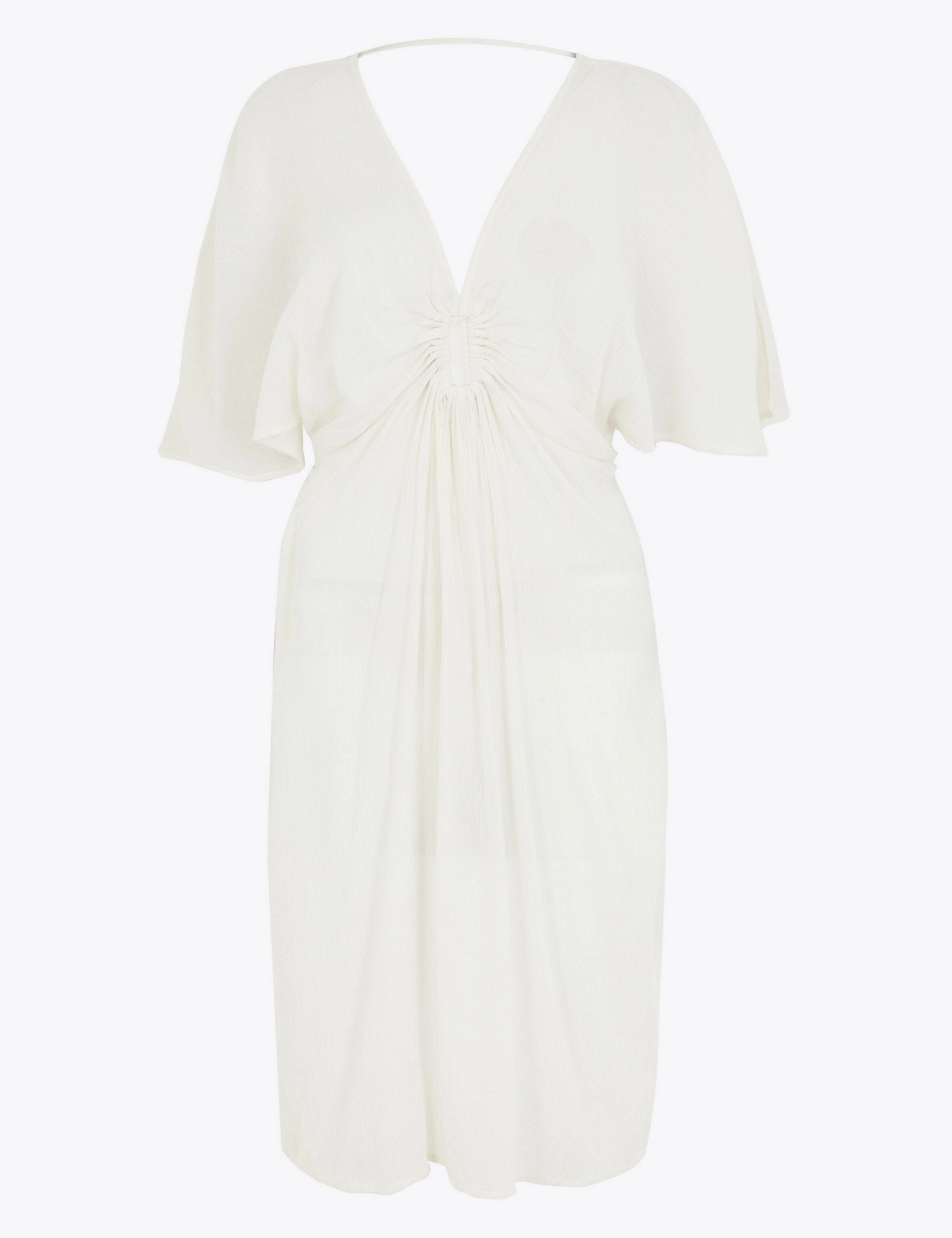Cotton Woven 3/4 Sleeve Kaftan