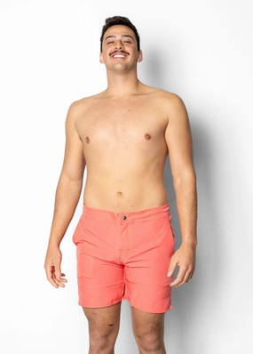 Deep Coral | Men's Boardies