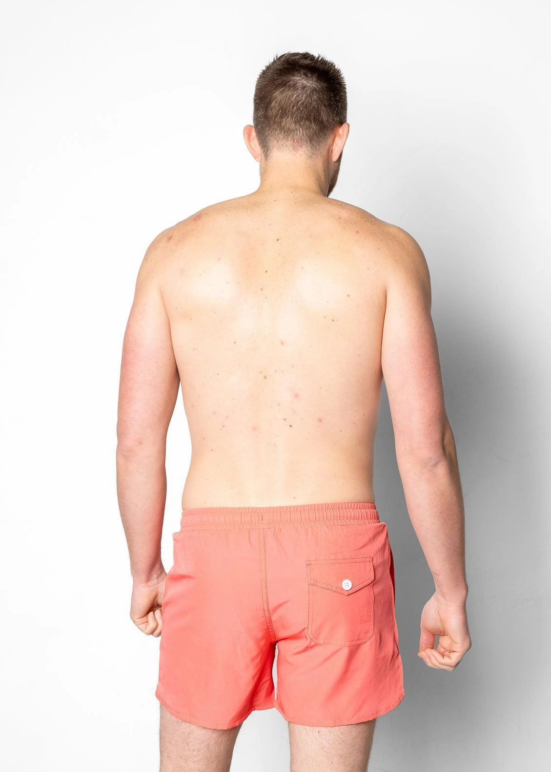 Deep Coral | Men's Retro Shorties