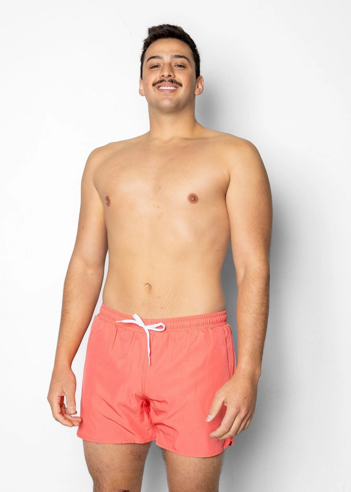 Deep Coral | Men's Retro Shorties