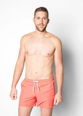 Deep Coral | Men's Retro Shorties