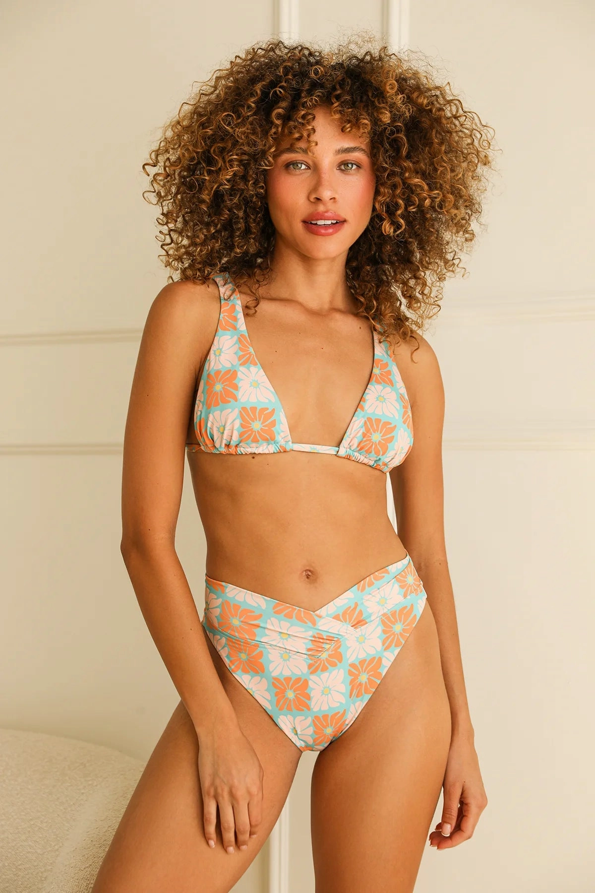 Descanso Tie Back Triangle Bikini Top