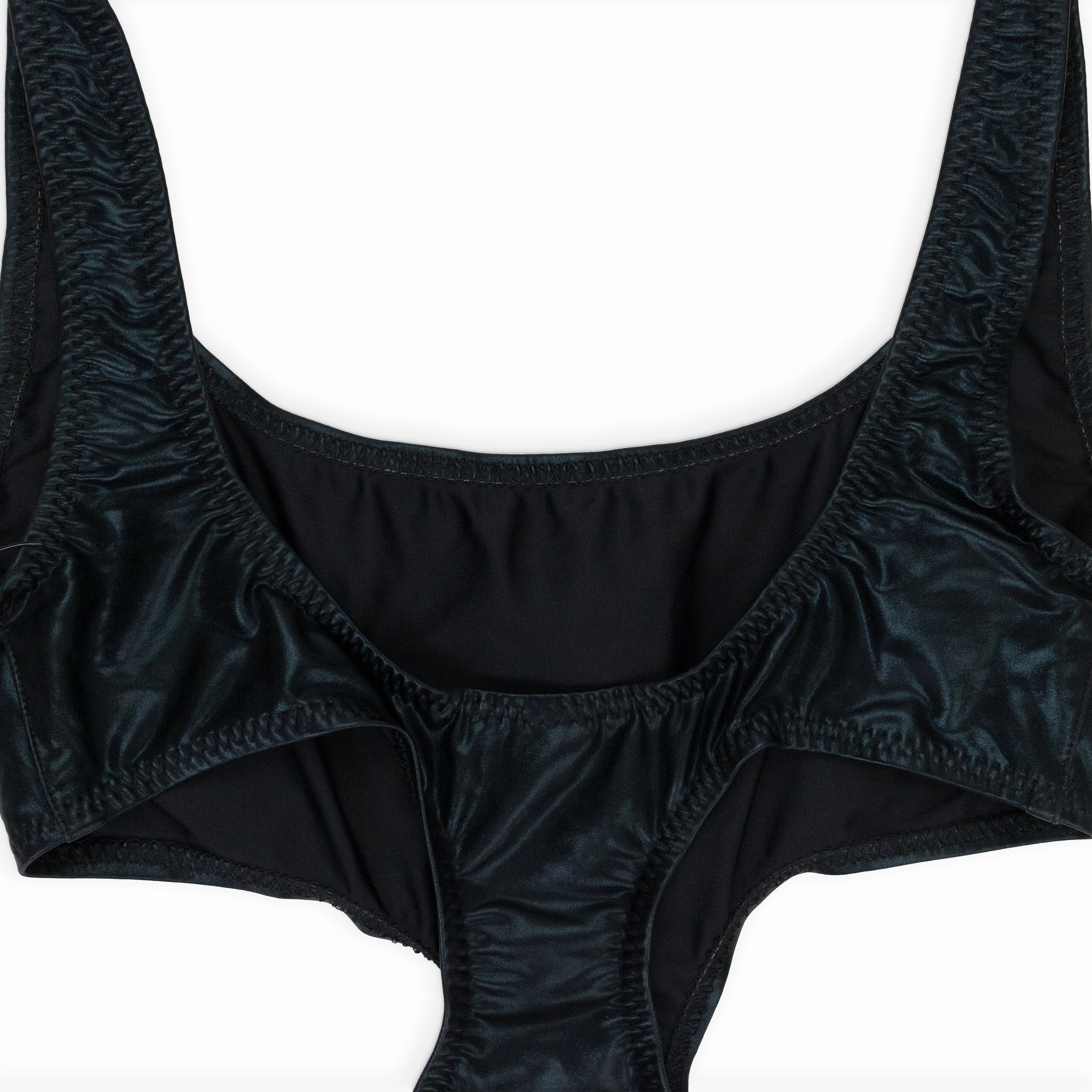 DOUBLE E MIO BLACK ONE-PIECE SWIMSUIT