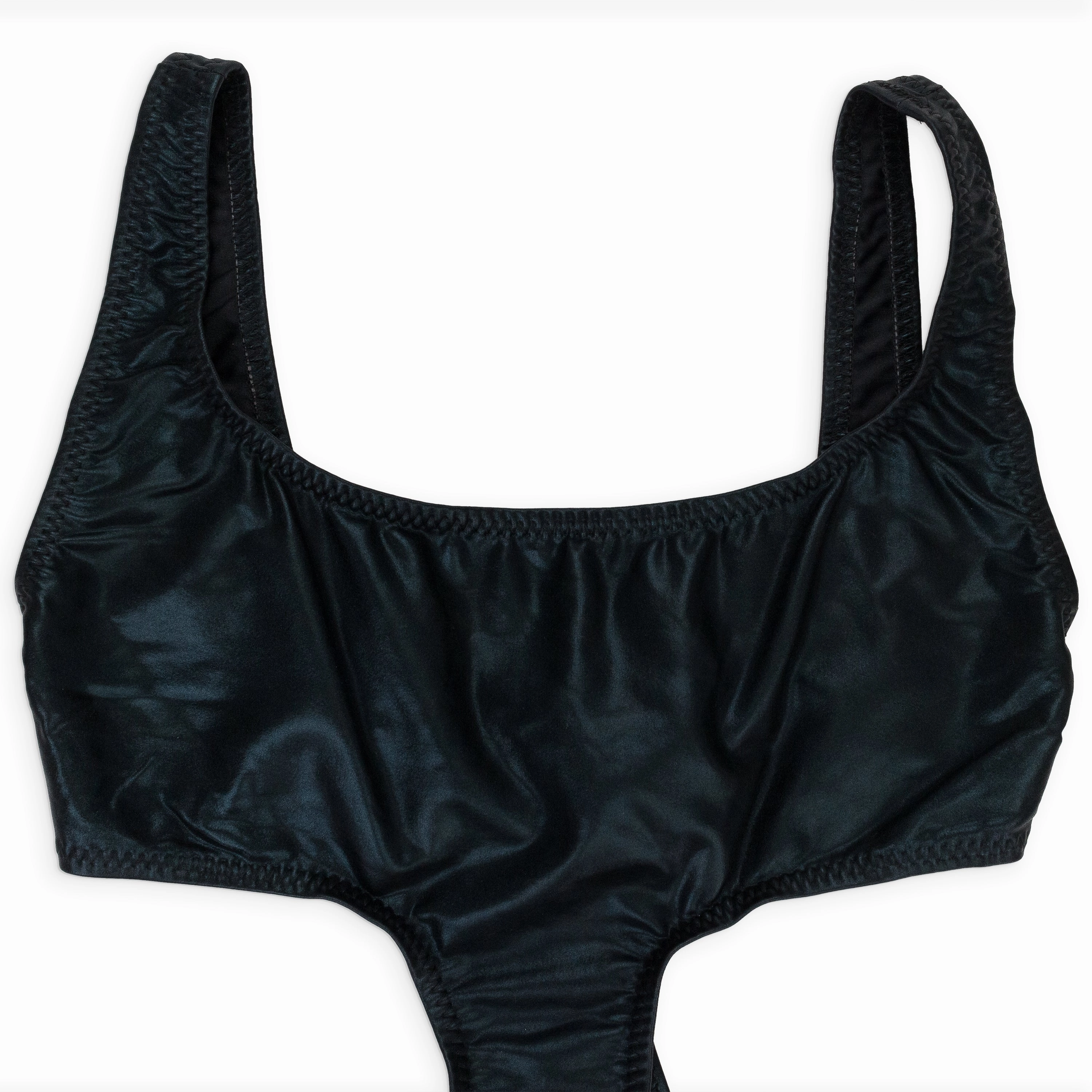DOUBLE E MIO BLACK ONE-PIECE SWIMSUIT
