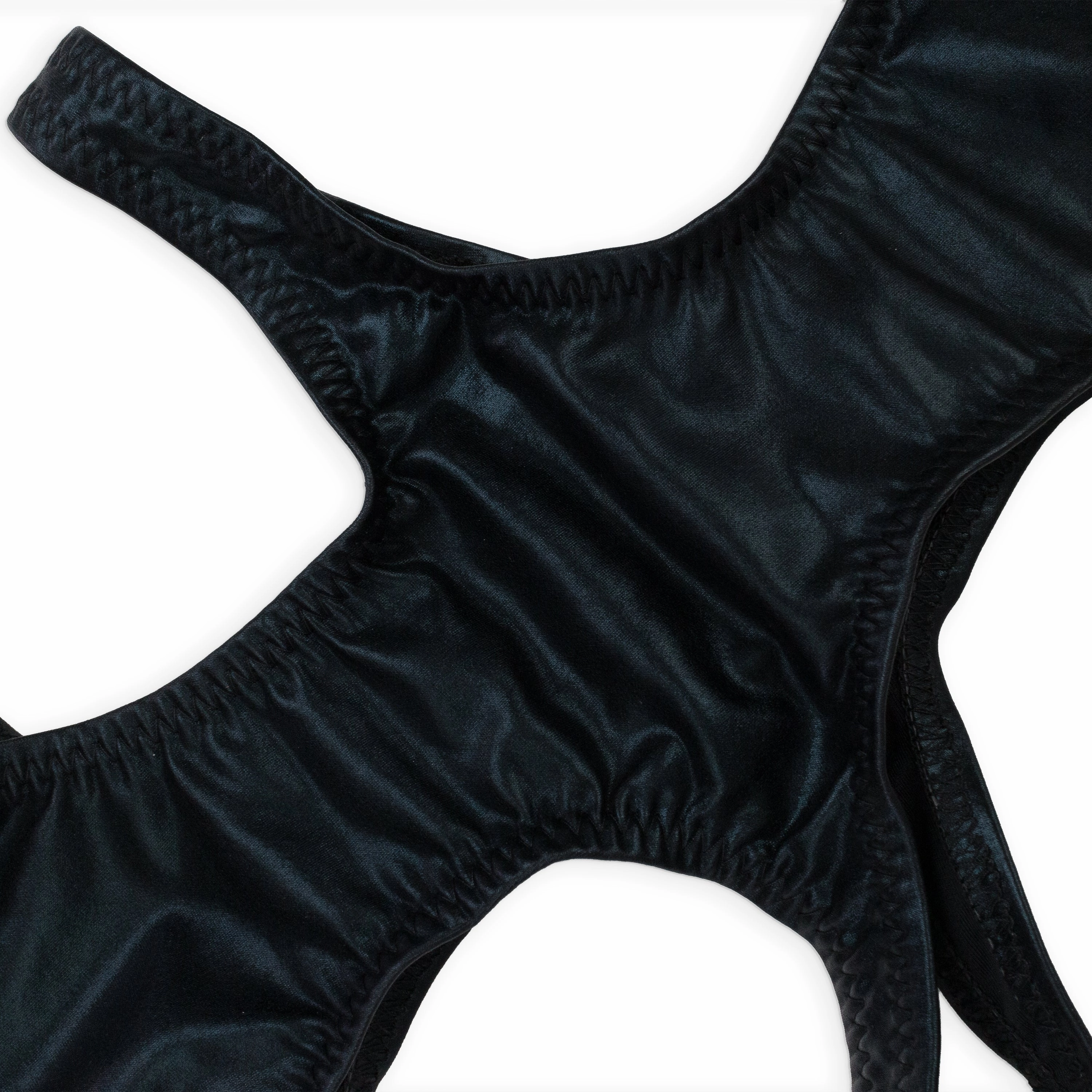 DOUBLE E MIO BLACK ONE-PIECE SWIMSUIT