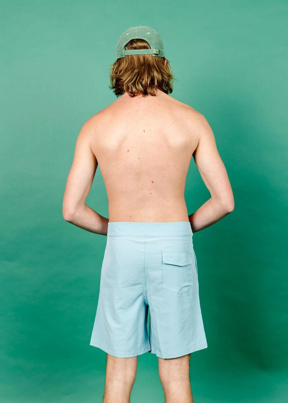 Dusty Light Blue | Men's Swim Trunks
