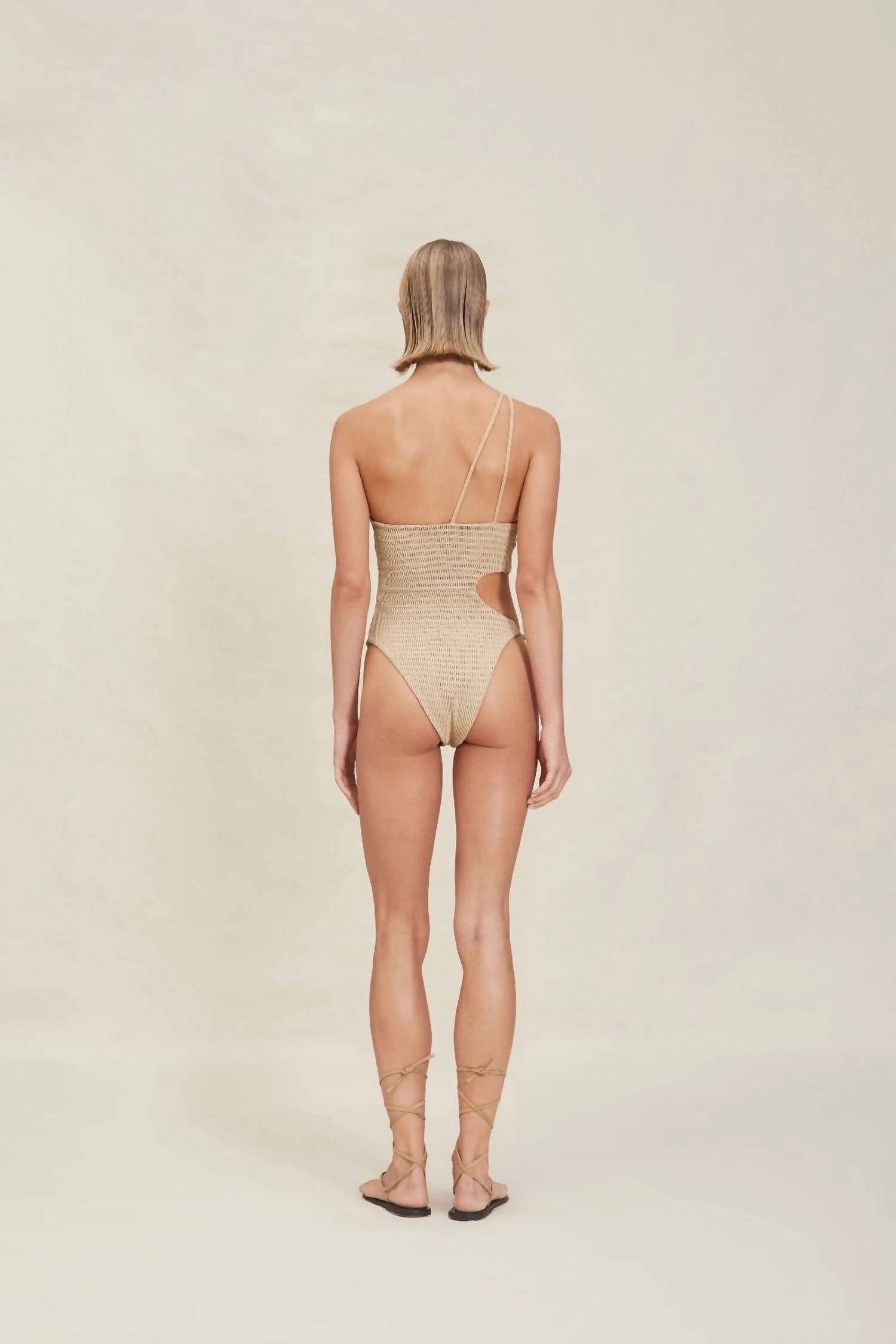 Electra Full Piece Swimsuit In Raffia