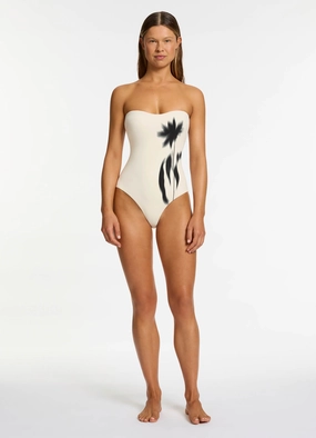 Elora Infinity Bandeau One Piece - Cream