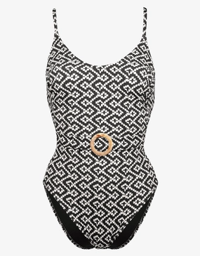 Ethno Craft Swimsuit - Black Canvas