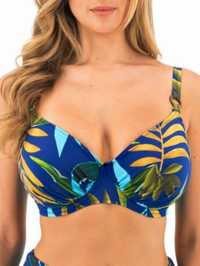 Fantasie Women's Pichola Underwire Gathered Full Cup Bikini Top