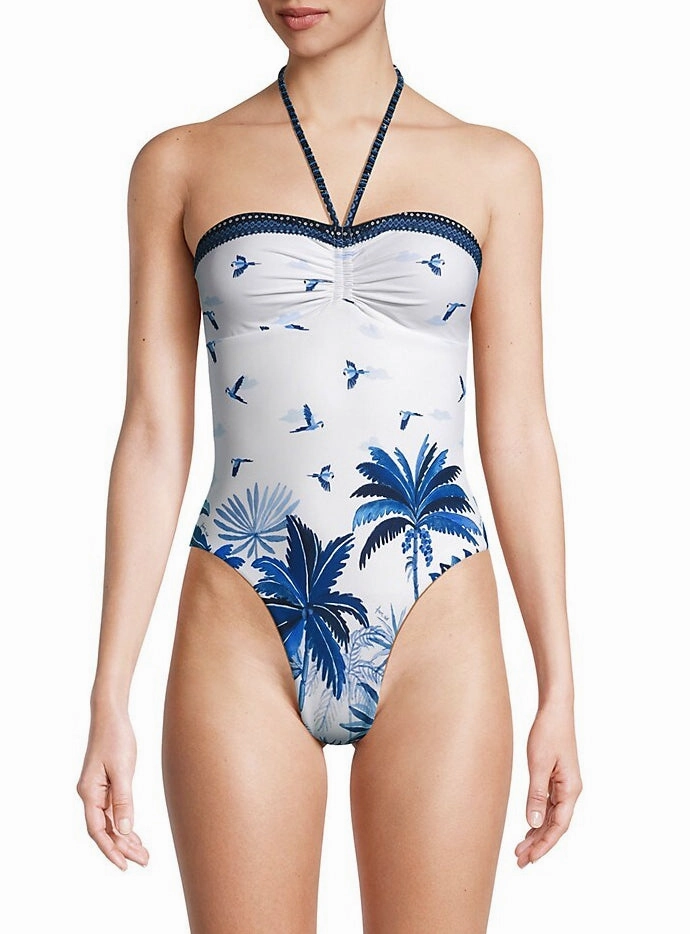 Farm Rio Dream Sky One Piece Dream Sky White