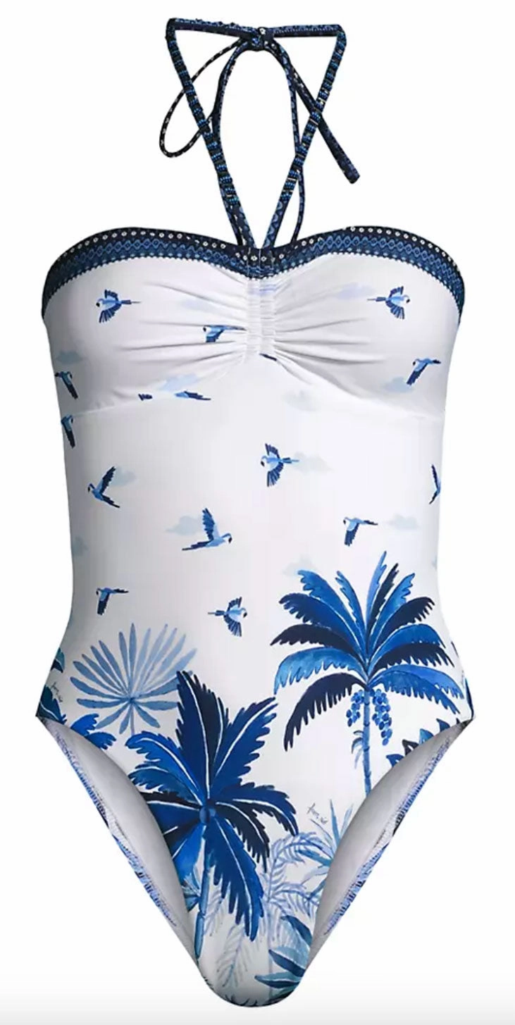 Farm Rio Dream Sky One Piece Dream Sky White