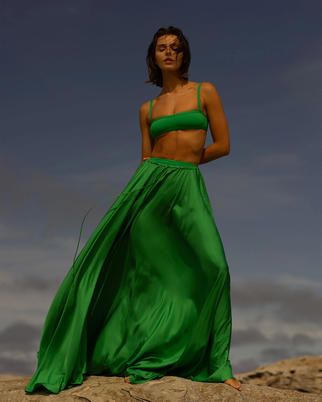 Fiona Bikini Top - Lawn (Embodee)
