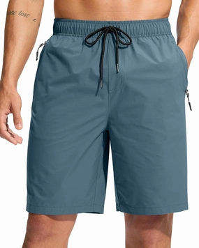 G Gradual Men's Swim Trunks 9" Quick Dry Swimming Board Shorts with Zipper Pockets Swimwear Bathing Suit for Men No Liner