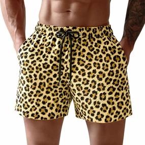 GINGTTO Men's Beach Shorts Bathing Suits with Mesh Lining