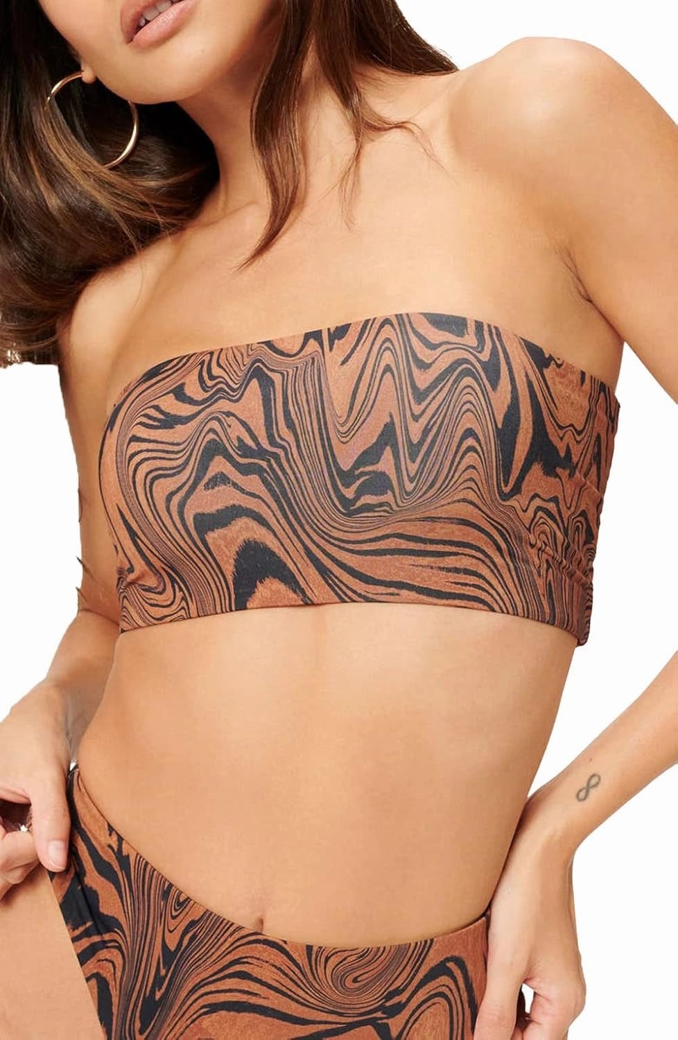 Good American Women's Better Band Bikini Top