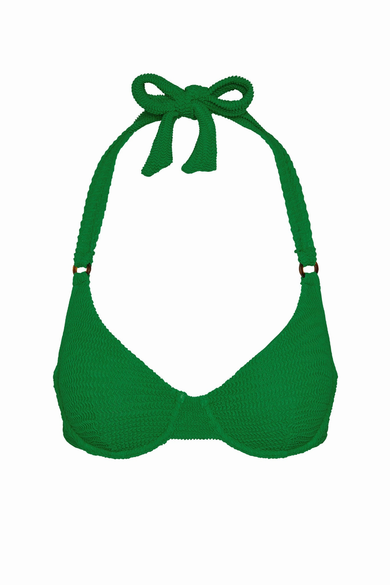 Honolulu Top - Palm Green Crinkle