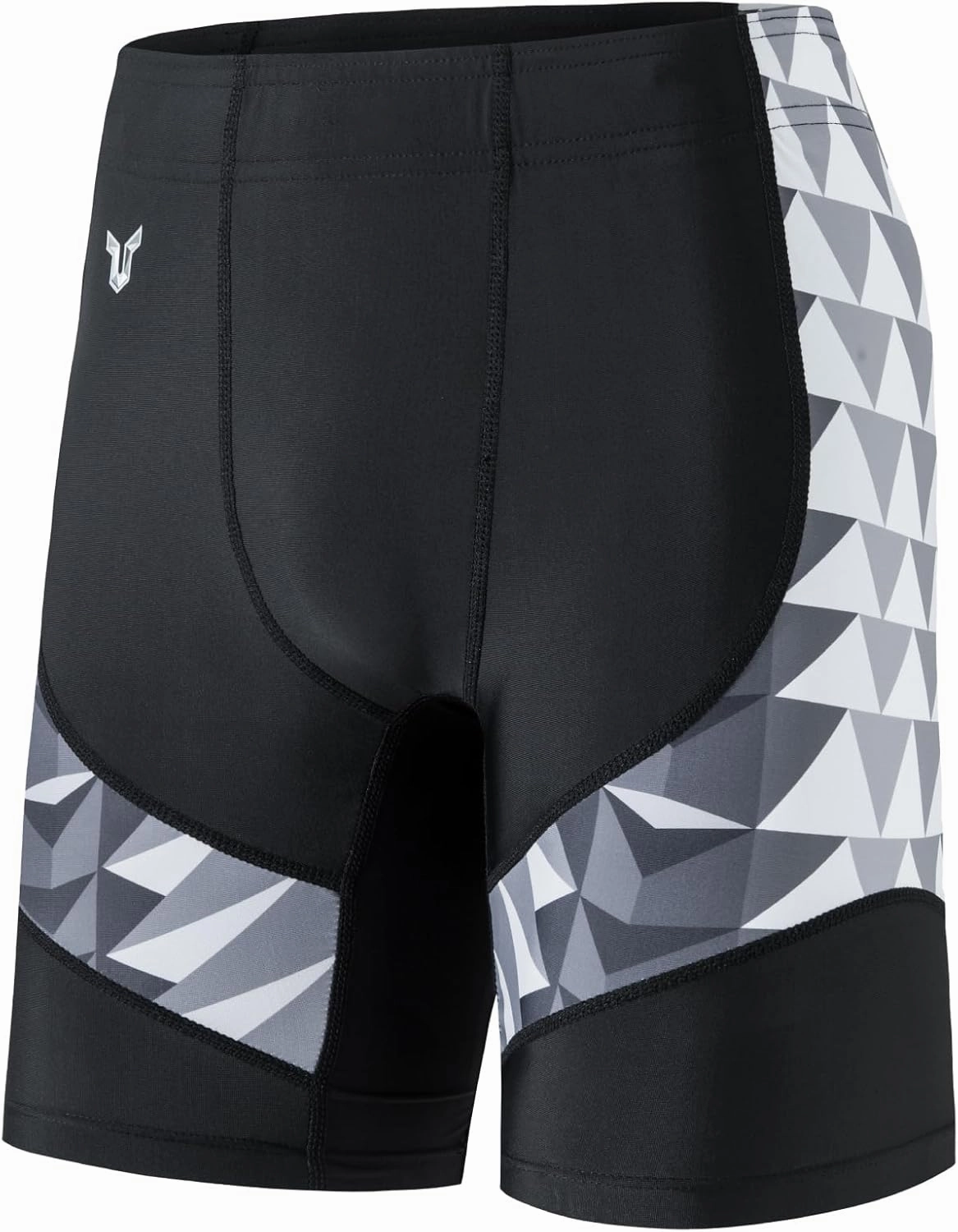 HUGE SPORTS Men's Rash Guard Swim Shorts Compression Swimming Jammer Cool Dry Active Swimsuit Workout Shorts Sports Tights