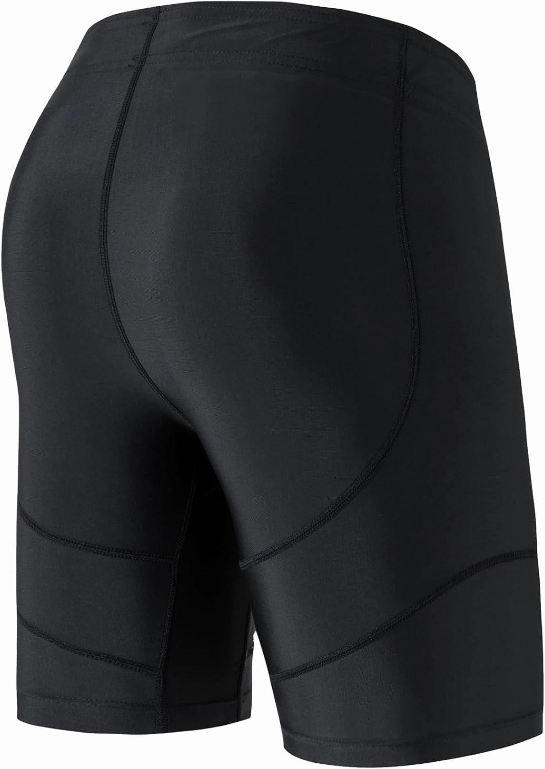 HUGE SPORTS Men's Rash Guard Swim Shorts Compression Swimming Jammer Cool Dry Active Swimsuit Workout Shorts Sports Tights