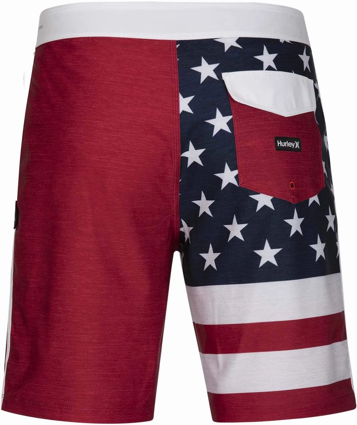 Hurley Men's Phantom-Patriots Cheers USA Flag 20"-Boardshorts