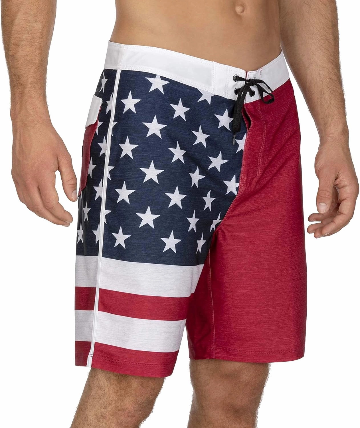Hurley Men's Phantom-Patriots Cheers USA Flag 20"-Boardshorts