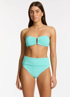Isla Rib U Trim Bandeau Bikini Top - Dolce