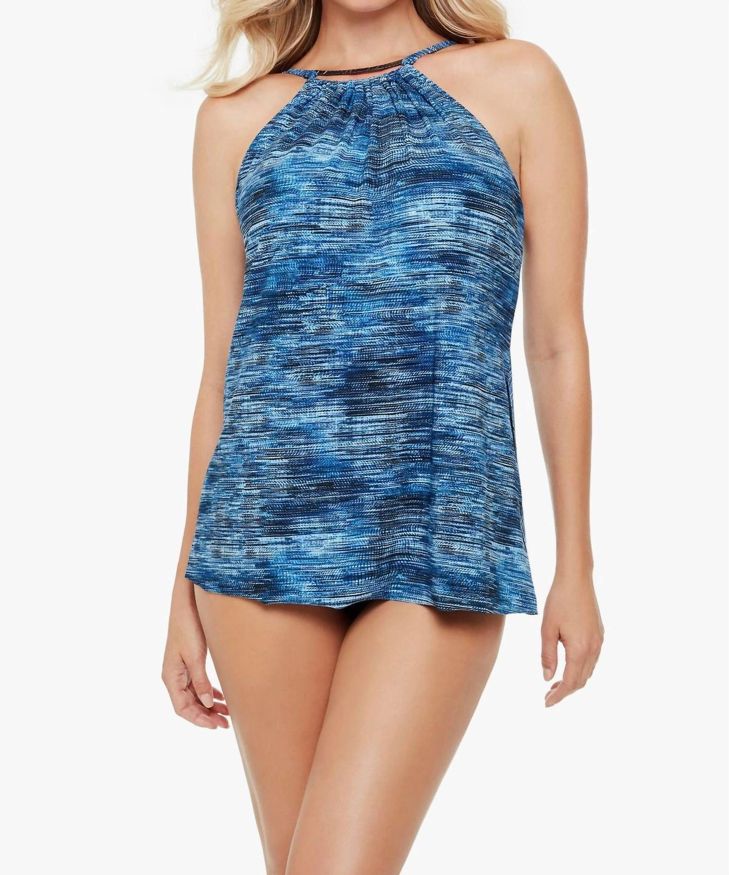 Jean Parker One Piece Swimsuit In Blue