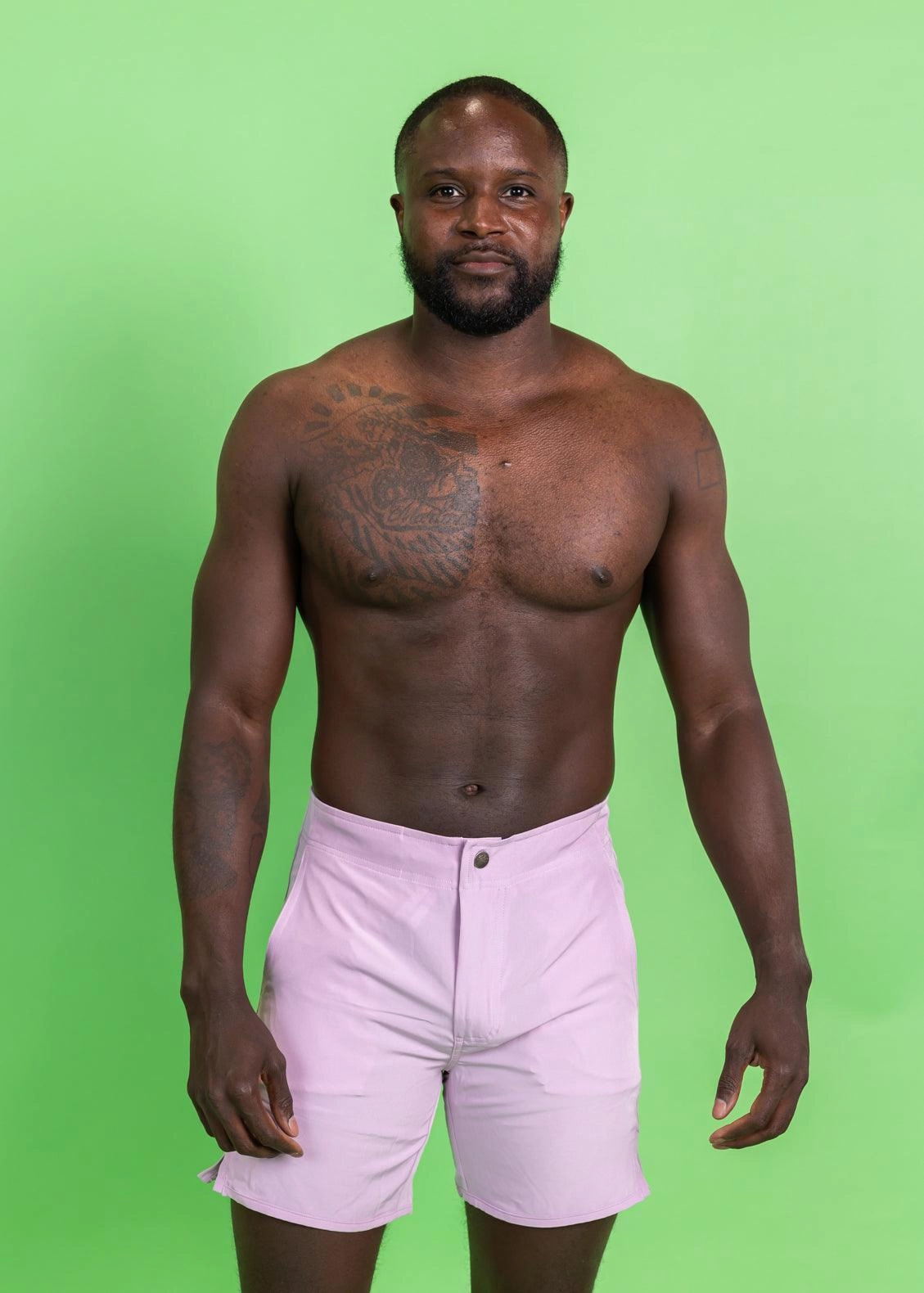 Just Lilac | Men's Boardies