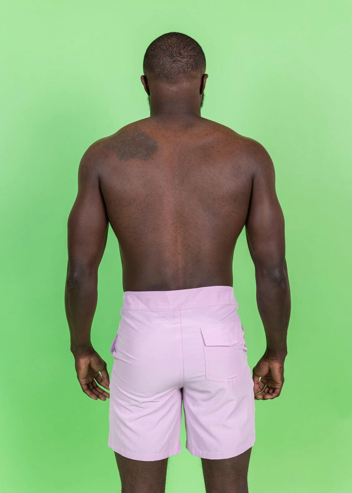 Just Lilac | Men's Swim Trunks
