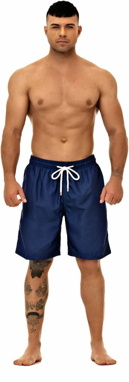 KAILUA SURF Big and Tall Mens Swim Trunks, 9" Mens Designer Bathing Suit Boardshorts