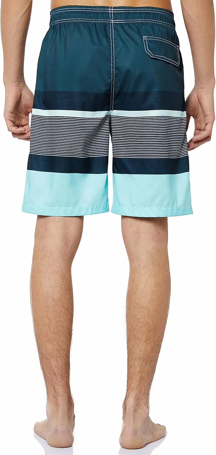 KAILUA SURF Mens Swim Trunks Long, Quick Dry Boardshorts, 9 Inches Inseam Bathing Suits with Mesh Lining