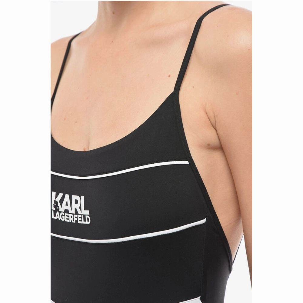 Karl Lagerfeld Open Back One-Piece Women's Swimsuit