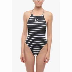 Karl Lagerfeld Striped One-Piece Women's Swimsuit