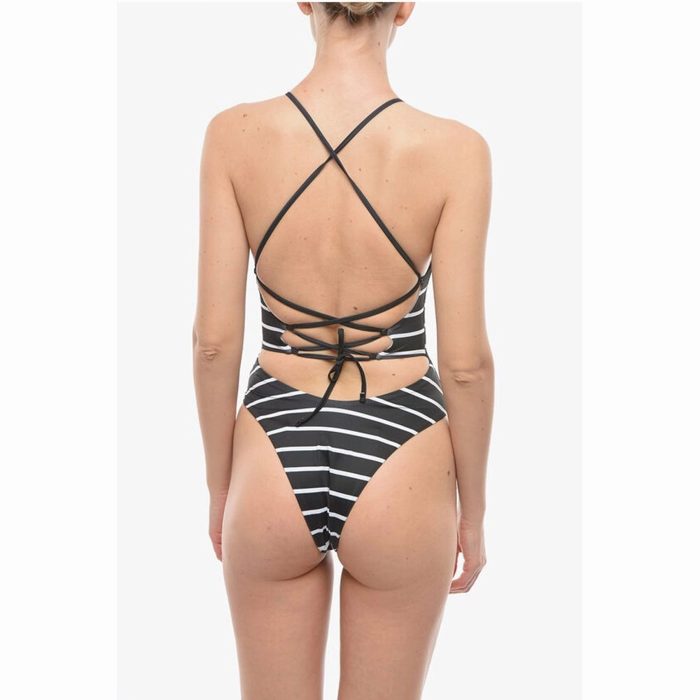 Karl Lagerfeld Striped One-Piece Women's Swimsuit