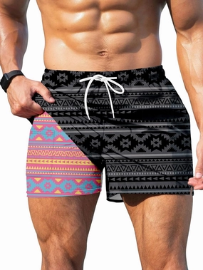 Keevoom Mens Swim Trunks Compression Liner Swim Shorts Swimwear Quick Dry Swimsuit Bathing Suits Board Shorts with Pockets