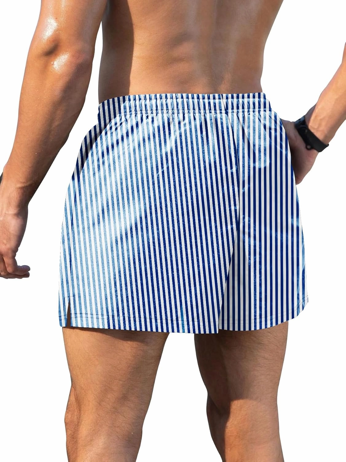 Keevoom Mens Swim Trunks Compression Liner Swim Shorts Swimwear Quick Dry Swimsuit Bathing Suits Board Shorts with Pockets