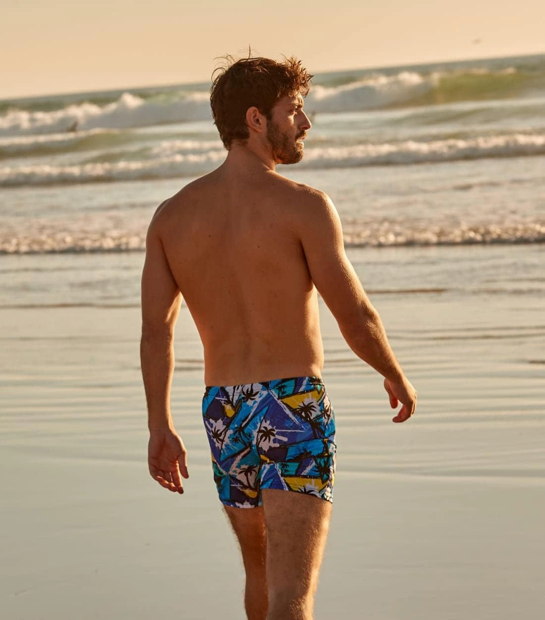 Kiniki Men's Tan Through Swim Shorts (5th Generation)