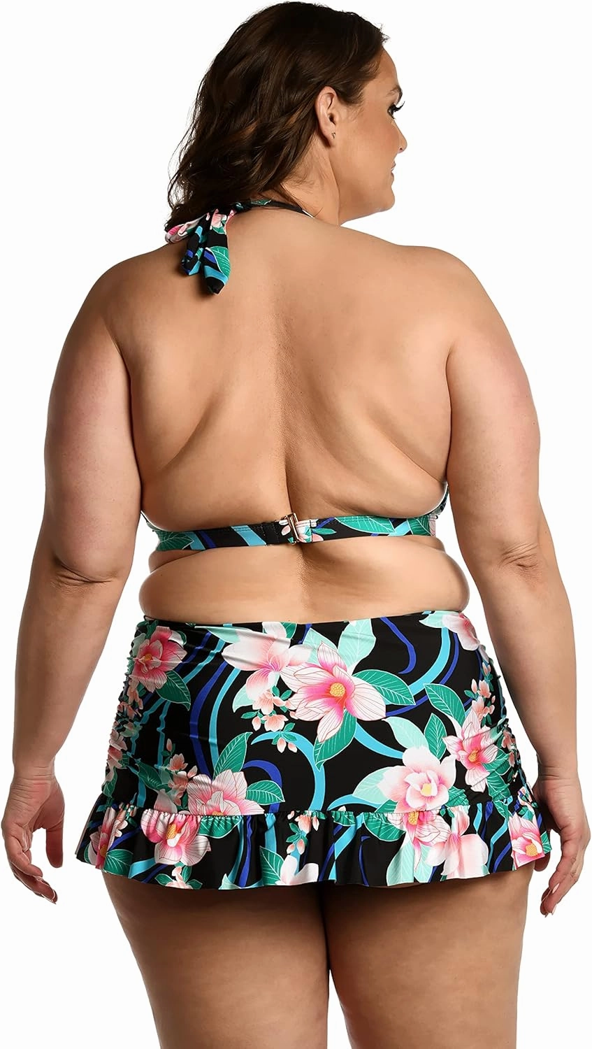 La Blanca Women's Banded Halter Bikini Swimsuit Top