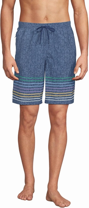 Lands' End Men's 9" Volley Hydroliner Swim Trunks