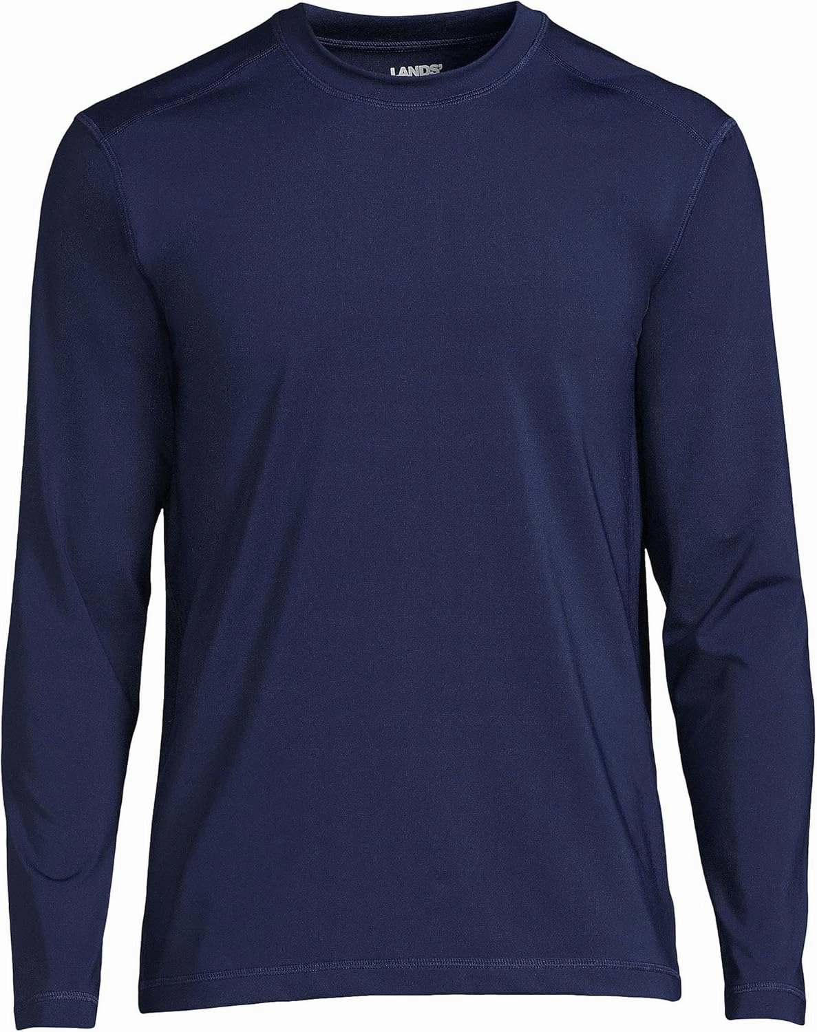 Lands' End Men's Long Sleeve Swim Tee Rash Guard