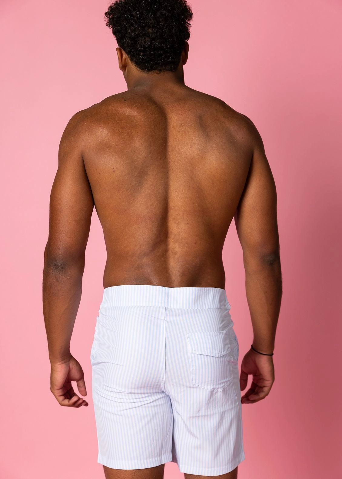 Light Blue Stripe | Men's Swim Trunks