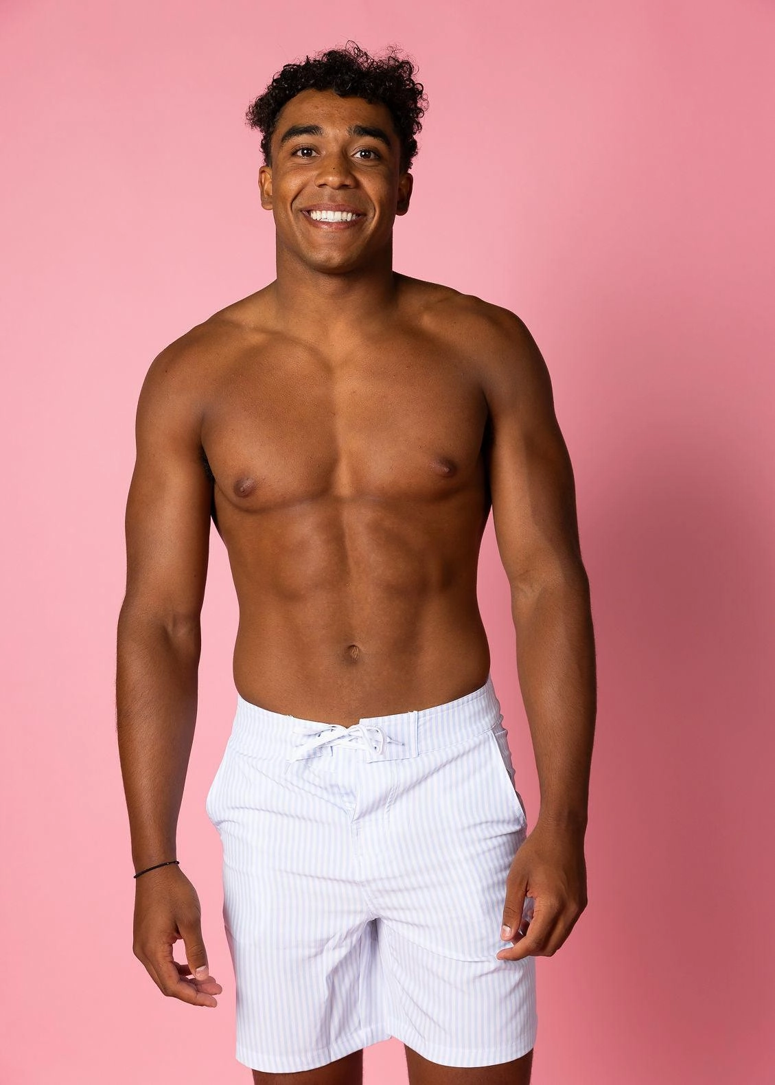 Light Blue Stripe | Men's Swim Trunks