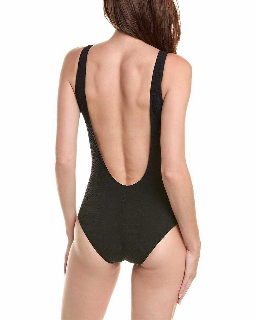 Lisa Marie Fernandez Scallop Button Down One-Piece
