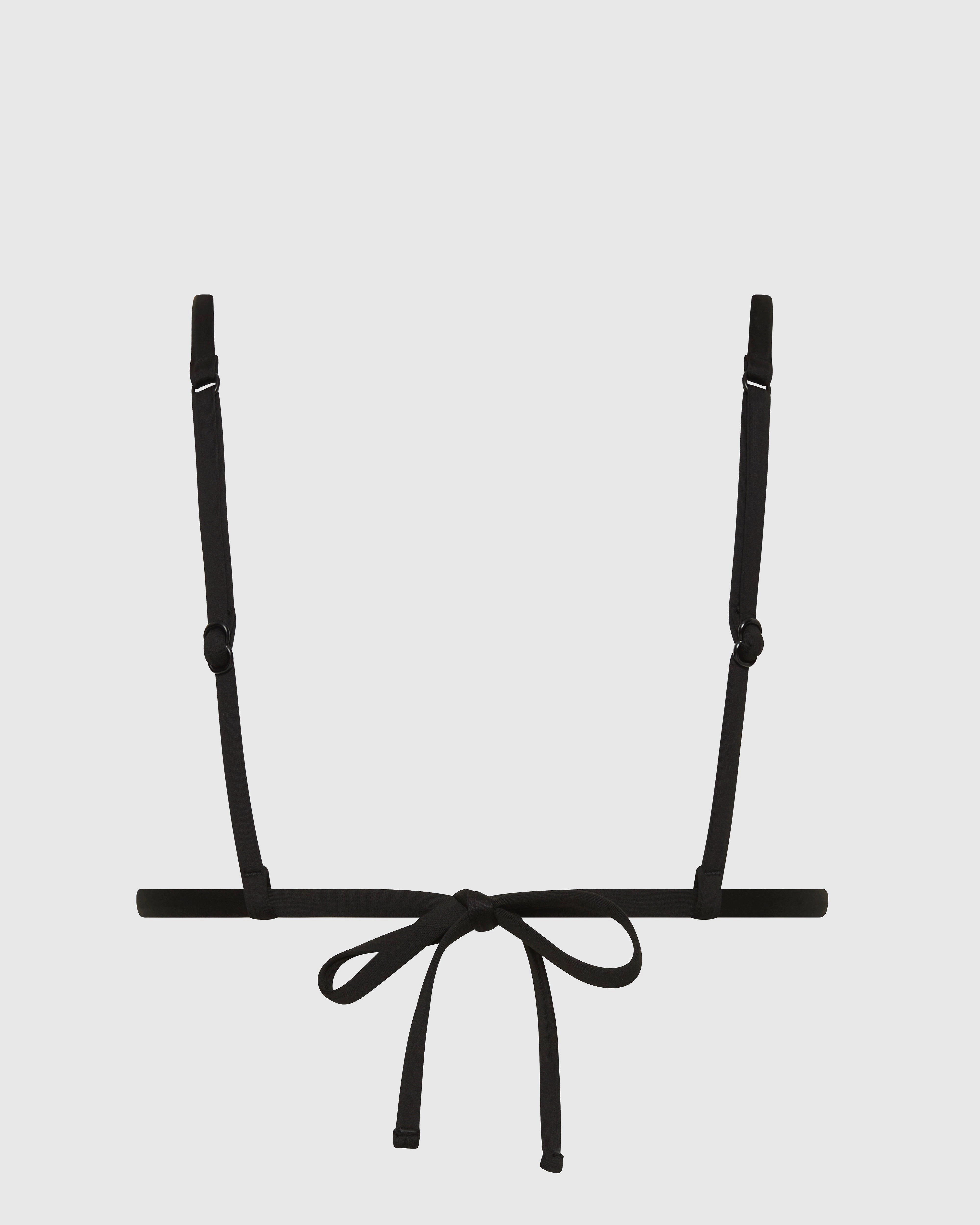 Lulu Bikini Top - Black (Embodee)